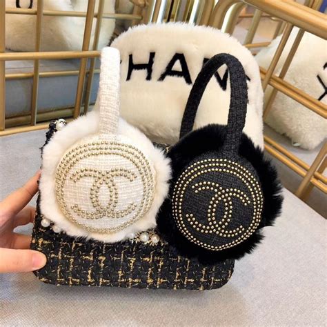 chanel ear warmers|Chanel hats and caps.